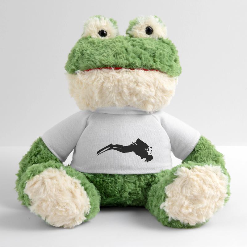 Diver with bubbles underwater MiniFeet® Frog Torge