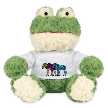 Zebras - MiniFeet® Frosch Torge - Weiß - Vorne
