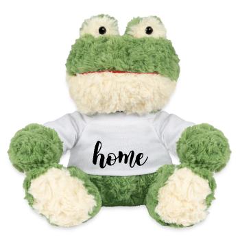 Home-Beschriftung - MiniFeet® Frosch Torge - Weiß - Vorne