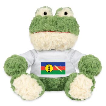 cadeau design kanak drapeau Nouvelle Calédonie - Grenouille Torge MiniFeet® - blanc - Devant