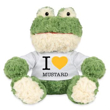 I LOVE MUSTARD - MiniFeet® Frog Torge - white - Front