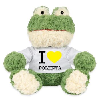 I LOVE POLENTA Mais - MiniFeet® Frosch Torge - Weiß - Vorne