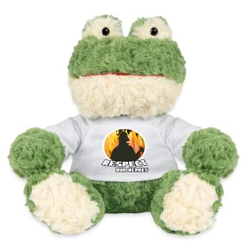 Respekt Feuerwehr Feuerwehrmann Held - MiniFeet® Frosch Torge - Weiß - Vorne