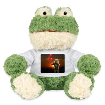 every DAY anew LOVE rises with the SUN - MiniFeet® Frog Torge - white - Front