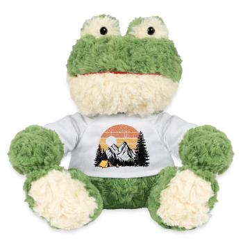 Sonnenuntergang Berg Wildnis Szene - MiniFeet® Frosch Torge - Weiß - Vorne
