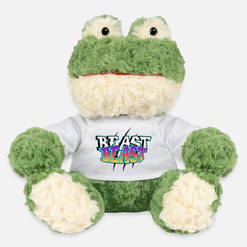BEAST Graffiti Design - MiniFeet® Frog Torge - white