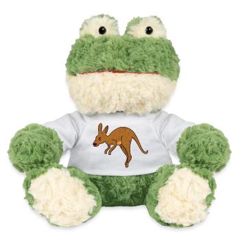 Kangaroo Vintage Rust Texture - MiniFeet® Frog Torge - white - Front