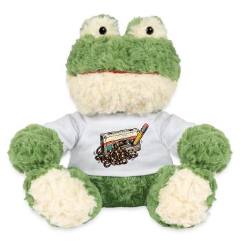 Salade de rubans rétro des années 80 - Grenouille Torge MiniFeet® - blanc - Devant