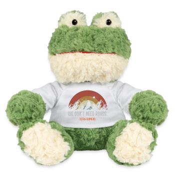 Wir brauchen keine Straßen. Ultraläufer - MiniFeet® Frosch Torge - Weiß - Vorne