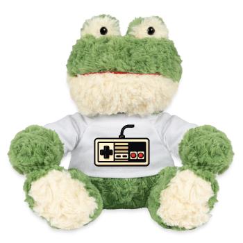 Retro NES controller design - MiniFeet® Frog Torge - white - Front