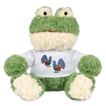 Faszinierende Auerhahn-Duo-Illustration - MiniFeet® Frosch Torge - Weiß - Vorne