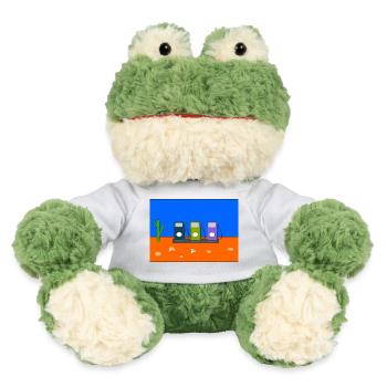 Zapfsaeulen in der Wueste - MiniFeet® Frosch Torge - Weiß - Vorne