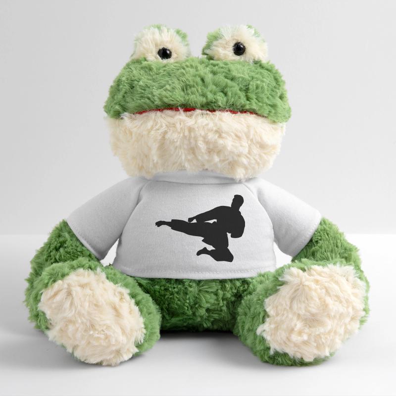 Karate oder Taekwondo sprangen seitwärts MiniFeet® Frosch Torge