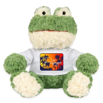Pattaya Palm Trees Sunset - MiniFeet® Frog Torge - white - Front