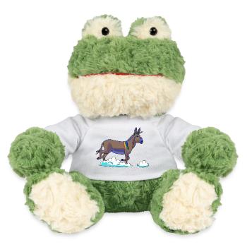 Regenbogen-Einhorn auf Wolken - MiniFeet® Frosch Torge - Weiß - Vorne