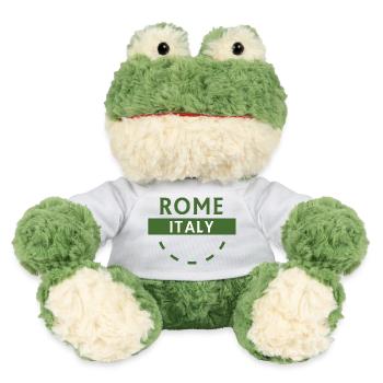 Rome Italia Green Emblem - MiniFeet® Frog Torge - white - Front