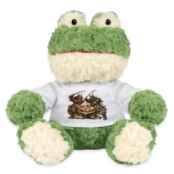Ramen Nudeln Schlacht der Samurai Japan cool - MiniFeet® Frosch Torge - Weiß - Vorne