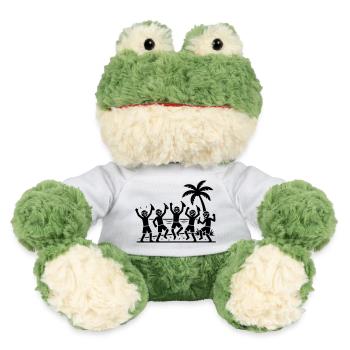 Party Strand Team Symbol - MiniFeet® Frosch Torge - Weiß - Vorne