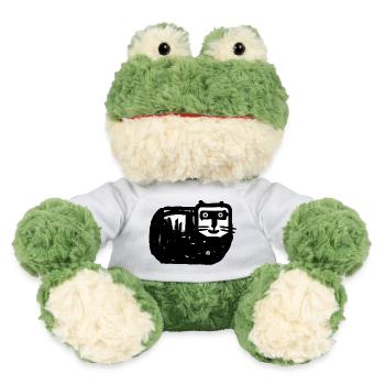 Schwarzweiße Katze Kontrastdesign - MiniFeet® Frosch Torge - Weiß - Vorne