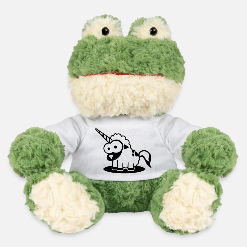 Verwandlungskünstler Lambda: als Einhorn - MiniFeet® Frog Torge - white