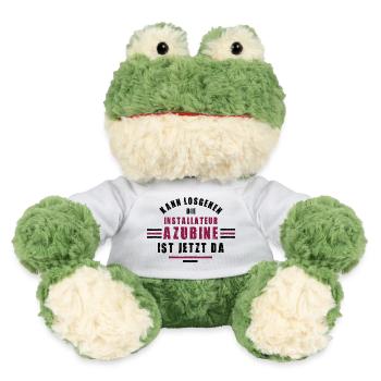 Trainee plumber training plumber - MiniFeet® Frog Torge - white - Front