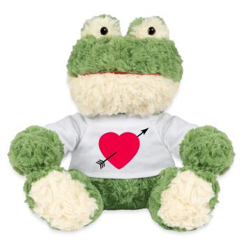 Heart round with arrow - Grenouille Torge MiniFeet® - blanc - Devant