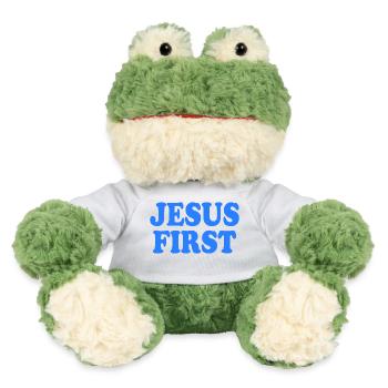 Jesus first - Grenouille Torge MiniFeet® - blanc - Devant