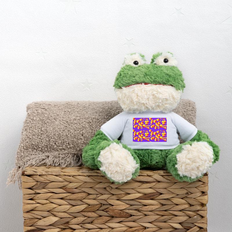 Deco pattern cube colored MiniFeet® Frog Torge