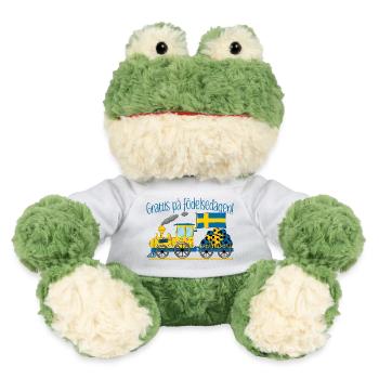 Grattis på födelsedagen Sweden Flag Football - Grenouille Torge MiniFeet® - blanc - Devant