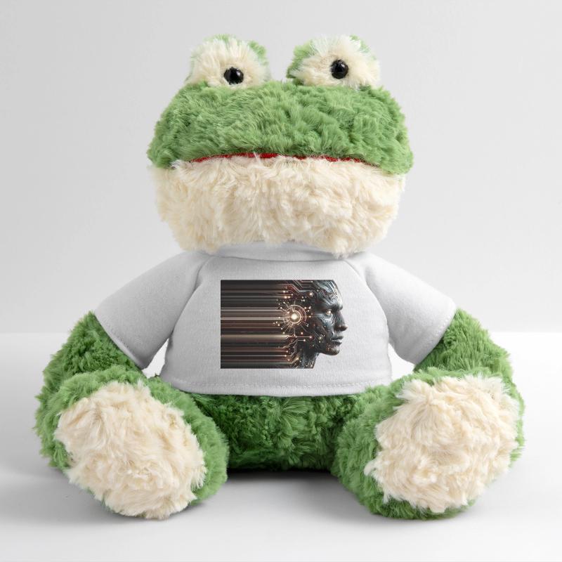 Digital Ghost Cyborg Design MiniFeet® Frog Torge