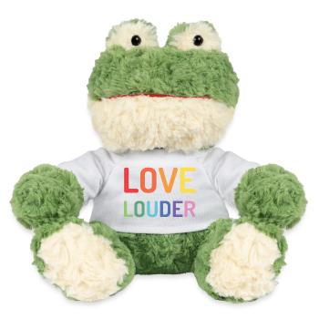 LGBT Pride Month - Love Louder - MiniFeet® Frog Torge - white - Front