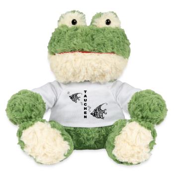 Tauchen – Tribal Fisch Design - MiniFeet® Frosch Torge - Weiß - Vorne