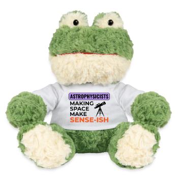 Astrophysicists Making Space Sense  - MiniFeet® Frog Torge - white - Front