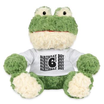 Garçon Anniversaire 6 Ans - Grenouille Torge MiniFeet® - blanc - Devant