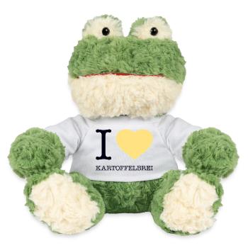 I love mashed potatoes - MiniFeet® Frog Torge - white - Front