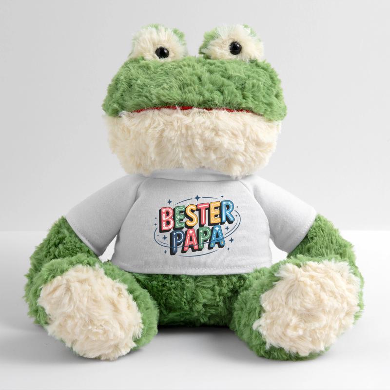 Bester Papa bunte Buchstabenillustration MiniFeet® Frosch Torge