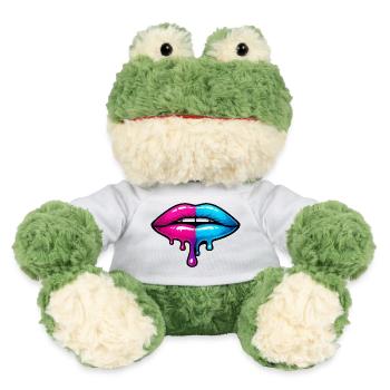 Split Neon Lip Melt - MiniFeet® Frog Torge - white - Front