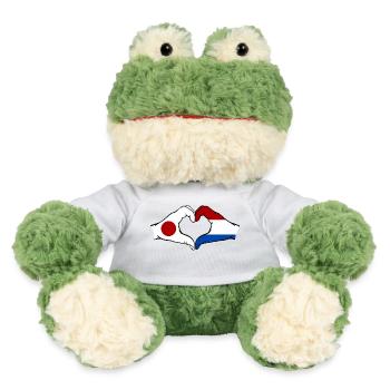 Japon Hollande mains forme de coeur - Grenouille Torge MiniFeet® - blanc - Devant