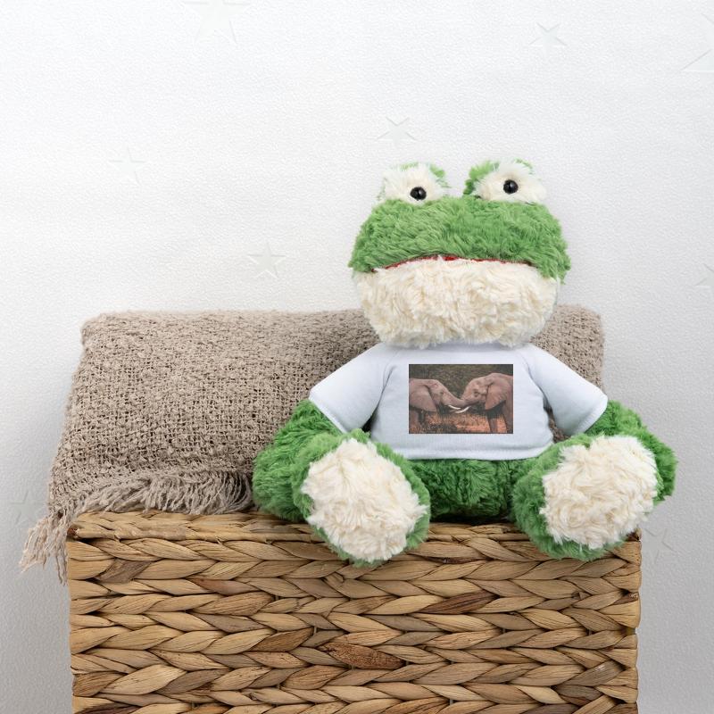 Elephants Intertwining Trunks  MiniFeet® Frog Torge