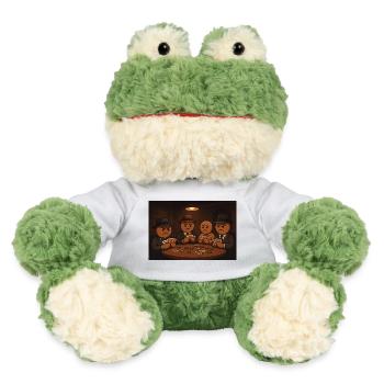 Heimliches Pokern im Jazzclub der Lebkuchen - MiniFeet® Frosch Torge - Weiß - Vorne