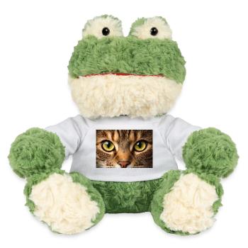 Cat Eye Close Up - MiniFeet® Frog Torge - white - Front