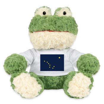 Drapeau de l’État de l’Alaska - Grenouille Torge MiniFeet® - blanc - Devant