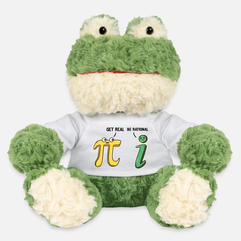 Lustiges Lehrergeschenk Get Real Be Rational - MiniFeet® Frosch Torge - Weiß