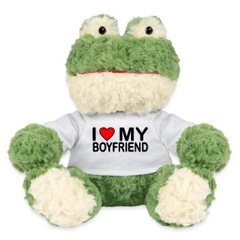 I love my boyfriend - MiniFeet® Frosch Torge - Weiß - Vorne