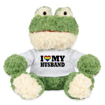 I love my husband - MiniFeet® Frosch Torge - Weiß - Vorne