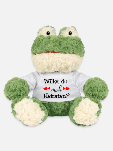 Willst du mich Heiraten - MiniFeet® Frosch Torge - Weiß