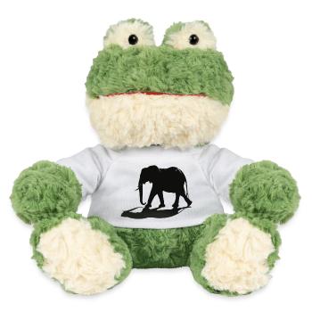 Elephant Silhouette - MiniFeet® Frog Torge - white - Front