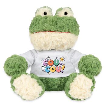 Hallo - Süße Nachricht - MiniFeet® Frosch Torge - Weiß - Vorne