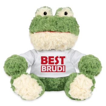 Best Brudi Shirt Motif - MiniFeet® Frog Torge - white - Front