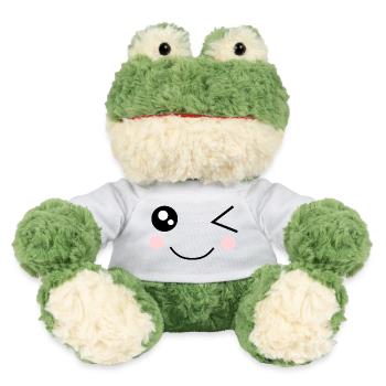 Kawaii Face Funny - MiniFeet® Frog Torge - white - Front